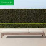 Modern Outdoor Furniture Outdoor Garden Teak Wood Chaise for Waterproof Villa
