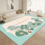 Imitation Cashmere Lovely Flower Living Room Floor Carpets Ground Carpet 120
