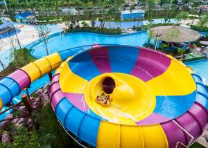 Wholesale Fiberglass Spaceship Water Slide Outdoor Water Park For Hot Selling from china suppliers
