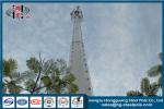 Electrical Telecommunication Towers , Hot Dip Galvanized Monopole Cell Tower