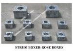 Marine stainless steel bilge water filter box, stainless steel rose box FH-80A