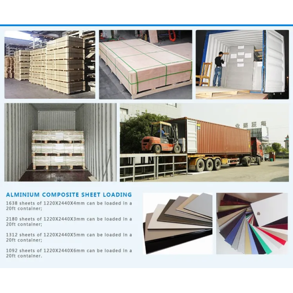 Brown Solid Color PVDF Coating Aluminum Composite Panel ACP Exterior Wall Cladding PE Glossy Exterior Composite Cladding