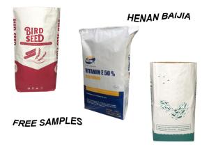 Wholesale Pasted Food Grade Multiwall Kraft Paper Bags 20kg 25kg Sodium Citrate Animal Feeds from china suppliers