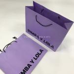 Small Branded Paper Bags , Retail Recycled Personalized Custom Boutique Shopping