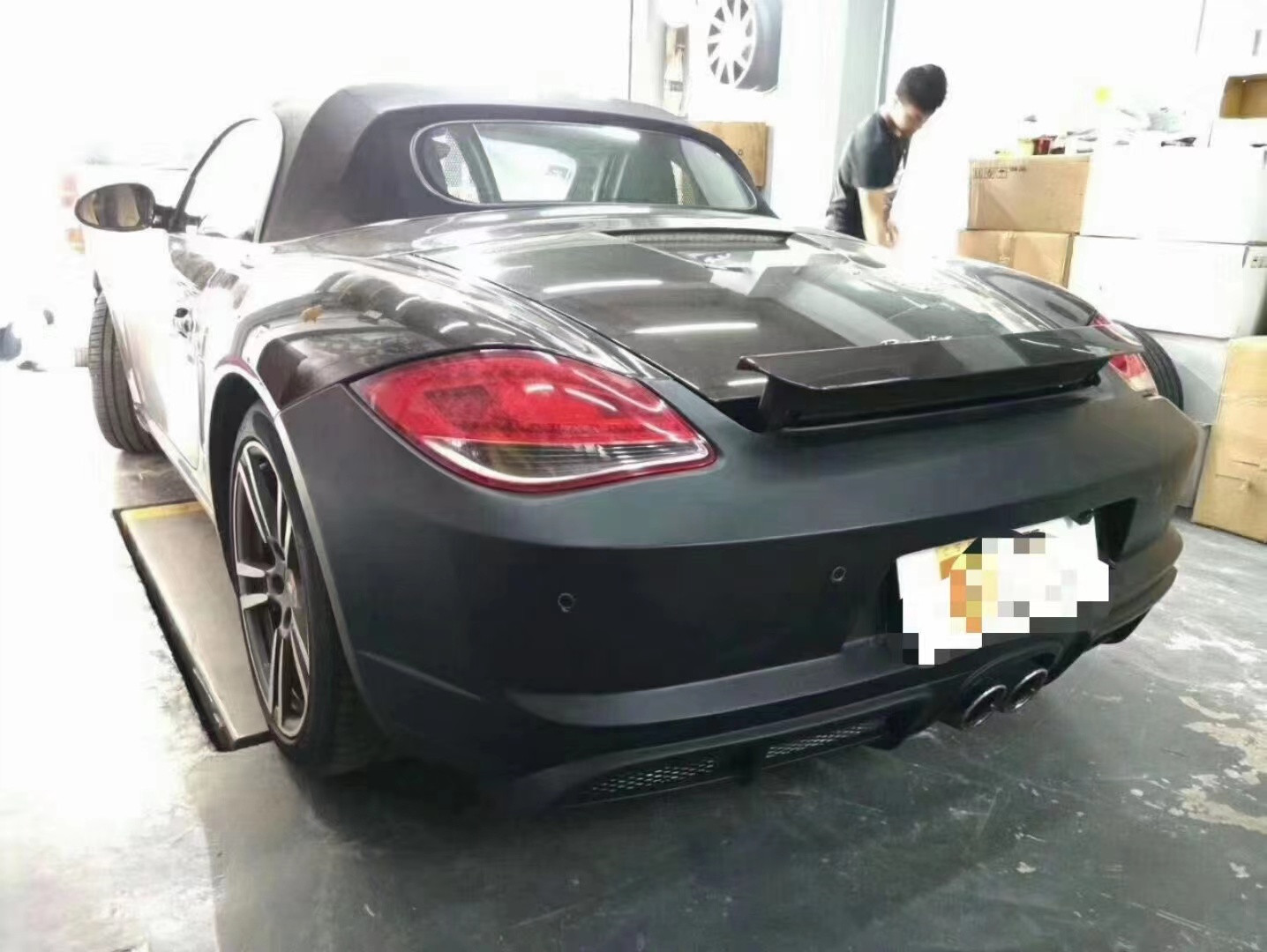 Products Sell Like Hot Cakes 987Cayman Body Kit GT4 Style Front and Rear Bumper Spoiler 2006-2012