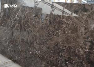Wholesale Dark Emperador Natural Stone Slabs For Floor / Toilet / Wall / Table Decor from china suppliers