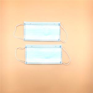 Wholesale Blue 3 Layer Disposable Earloop Face Mask Non Woven Anti Virus Anti Dust Blue from china suppliers