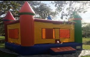 Wholesale Yellow PVC Kids Inflatable Combo Bouncer Amazing With Windows from china suppliers