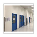 Polymer Hospital Security Clean Room Door Customized Color Automatic Hermetic