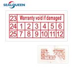 Round Anti Tamper Tags In Rolls Anti - Tamper Estructive Materials