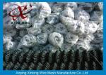 Football Field PVC Coated Chain Link Mesh Fence With Diameter 0.4mm