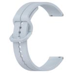 Silicone 22mm 20mm Watch Band Strap Flat Head Groove Quick Release