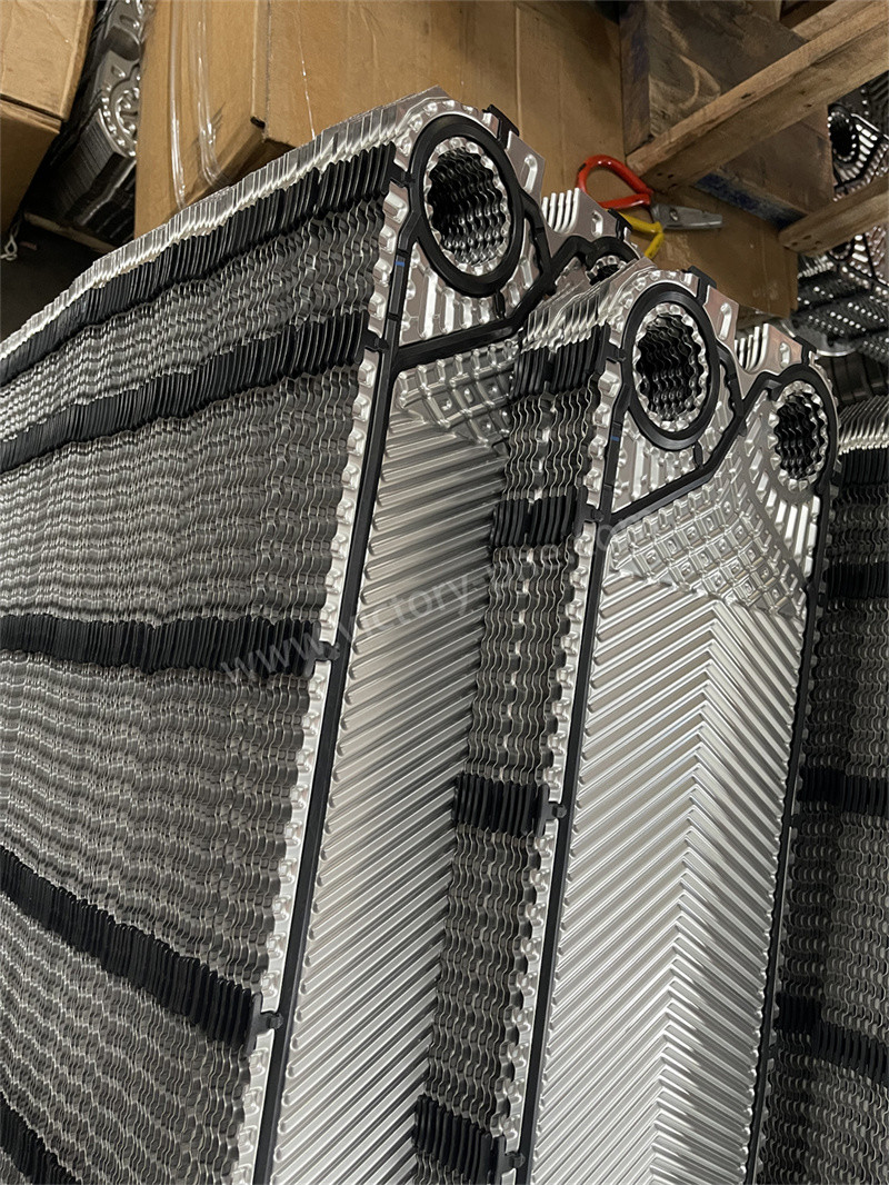 Nickel Chevron Heat Exchanger Plates And Gaskets Replacemeet