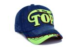 Women / Men Embroidery Denim Baseball Cap 6 Panel Fashion Style For Daily