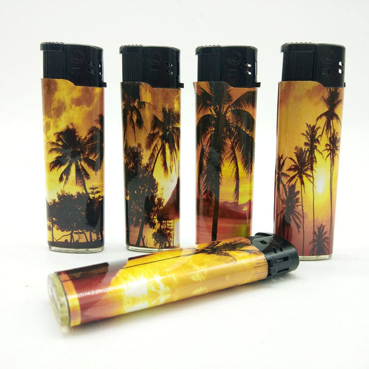 Dy-072 Customized Black Label Cheap Price Cigarette Electronic Lighter