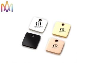 Wholesale OEM ODM 304SS Square Creative Tag Pendant For Unisex from china suppliers