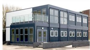 Wholesale Street dismountable shop style the 20ft or any size small office prefab container office from china suppliers