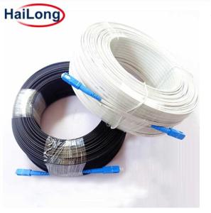 Wholesale Flat FTTH 1 Core G657A LSZH Optical Fiber Drop Cable from china suppliers