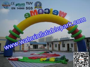 Wholesale Outdoor Inflatable Gate Arch for Advertising , Custom Inflatable Archway from china suppliers