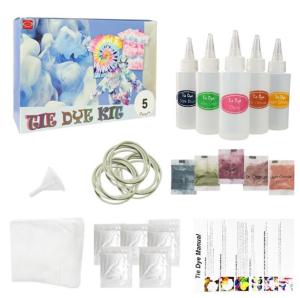 Wholesale DIY Tie Dye Kits company wholesale with Rubber Bands, Gloves, Plastic Film for Family Friends Groups Party Supplies from china suppliers