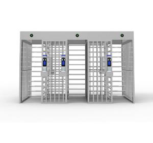 Wholesale Indoor &amp; Outdoor RFID Card Biometrics Facial Recognition Three Lane Full Height Turnstile from china suppliers
