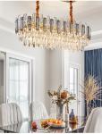 Creative Led Chandelier For Live Room Luxury Crystal Lamp gold light fixtures(WH
