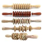 Length 39cm Wooden Massage Roller Stick Effectively Improve Blood Circulation