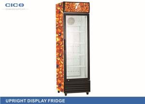 Wholesale CICO 380L Upright Display Refrigerator Glass Door Two Vertical Lights from china suppliers