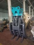 Manufacturer High Efficiency Excavator Hydraulic Steel Roc / Log Grab Hydraulic