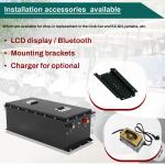 China Factory Lithium Golf Cart Deep Cycle Batteries 72V 105Ah 150A LiFePO4