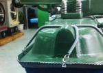 Utility Garment Pressing Machine , 42" Aluminum Head Used Commercial Steam Press
