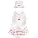 Boutique Baby clothes summer cute bodysuit ruffle bottom love printing and