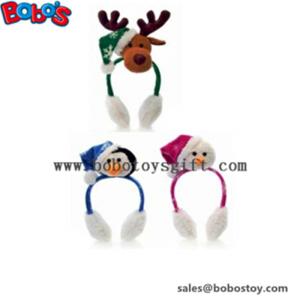 Wholesale Fashion Design Plush Animal Xmas Ear Muff Be Christmas Decorate from china suppliers