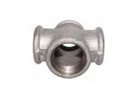 Hot Galvanized Exhaust Pipe Fitting Cross 80 90 Degree Pipe Coupler 4 Inch