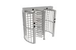 304 stainless steel dual lane full body turnstile gate with 120 degree revolving