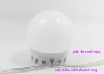 Hidden Wiring LED Makeup Vanity Lights With Dimmer Waterproof Adhensive Sticker