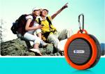 Mini Round Waterproof Portable Bluetooth speaker with Carabiner/FM Radio/TF card