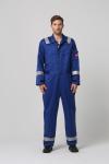Navy Blue IEC61482 Arc Flash FR Coverall For Electric Industry