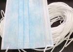 Outdoor Elastic Earloop Surgical Face Mask 17.5x9.5cm In Hospital