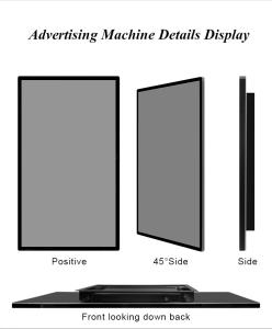Wholesale 1920 X 1080 Resolution Wall Mounted Digital Display Screen 350cd/M2 50'' from china suppliers