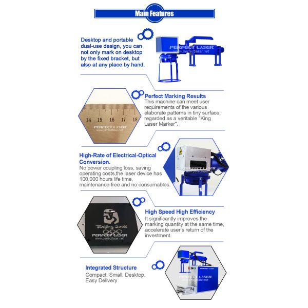 Handheld Metal Stainless Steel Aluminium Laser Engraving Machine Plastic Laser Marking Machine
