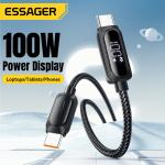 ESSAGER ES-X57 Series 60W 100W USB C Fast Charging Cable Type C