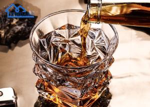 Wholesale Customized Lead Free Crystal Liquor Glasses Clear For Drinking Creative Whiskey Glass Cup from china suppliers