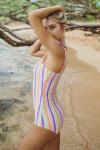 Solid color Scoop Neck Sport Top With High Waist Bikini