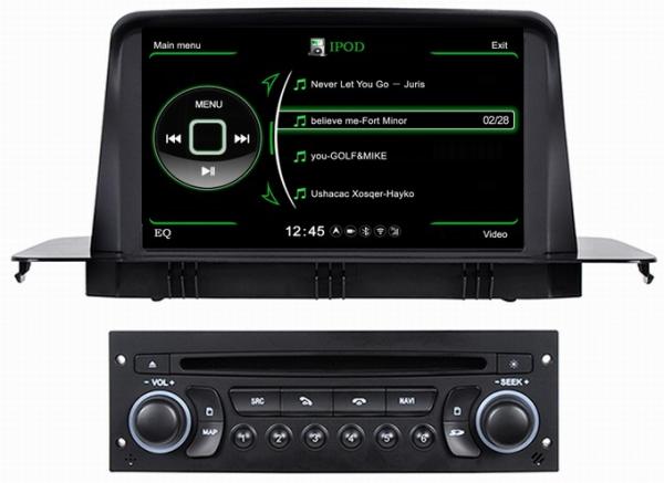 Ouchuangbo DVD Radio GPS Sat Nav for Citroen C3 2013-2014 1080P HD Car Audio