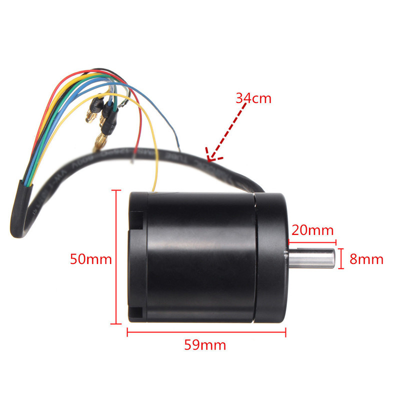 Skateboard 330KV Metal Sensorless Brushless DC Motor