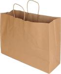 Shopping Custom Kraft Food Packaging Bags Accept Logo Printing