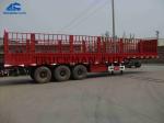 Height Adjustable Fence Semi Trailer For Transport Bulk Cargo Food Animals