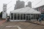 Outdoor Exhibition Tent/PVC Fabric Roof Exhibition Canopy Glass Walls