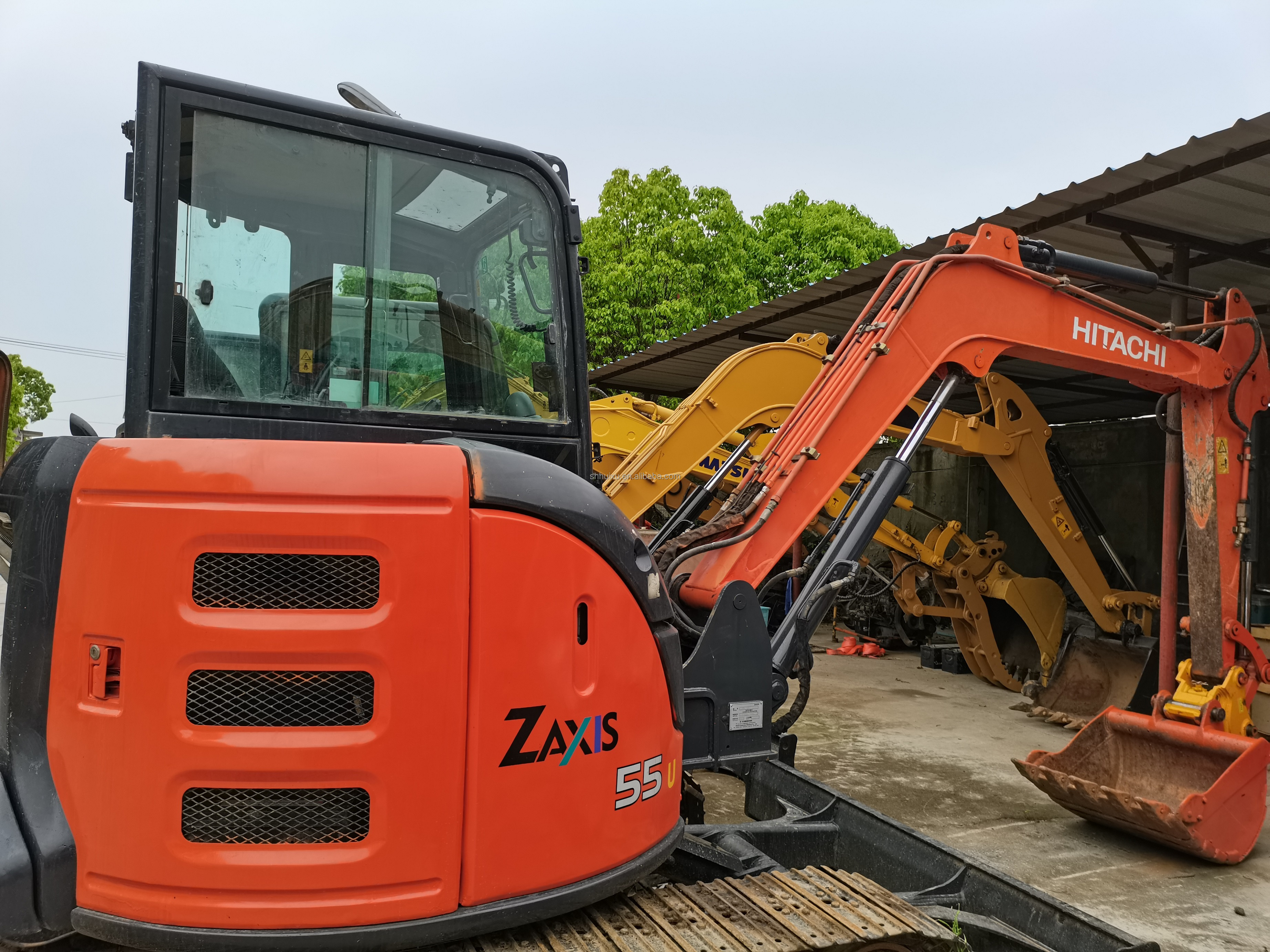 Used excavator Hitachi50U/used mini excavator hitachi 55u for sale second-hand digger hitachi mini digger 55U